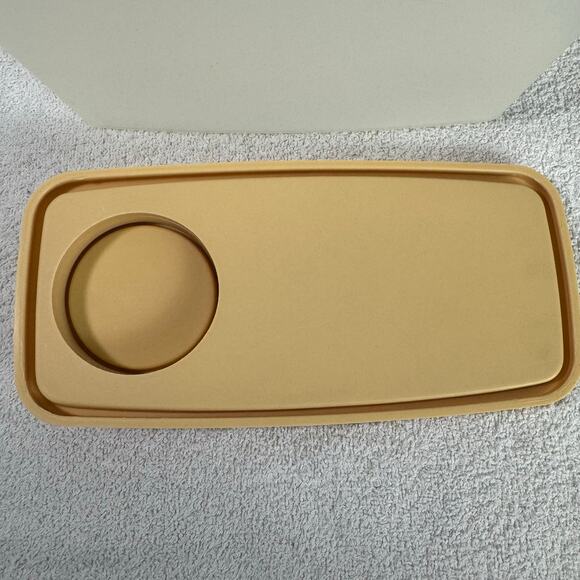 Tupperware Wheat Pour Top Lid Cereal Container Vintage 8" - Picture 9 of 9